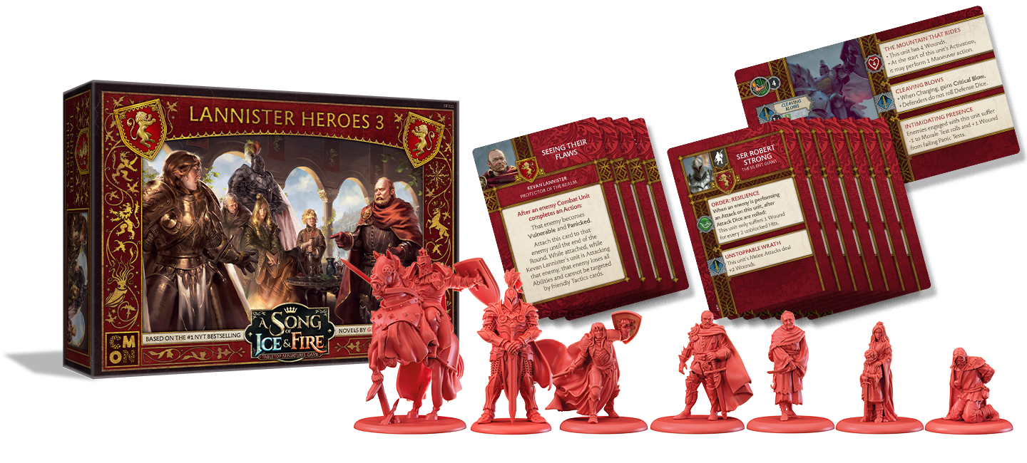 A Song of Ice and Fire : Tabletop Miniatures Game - Lannister Heroes #3